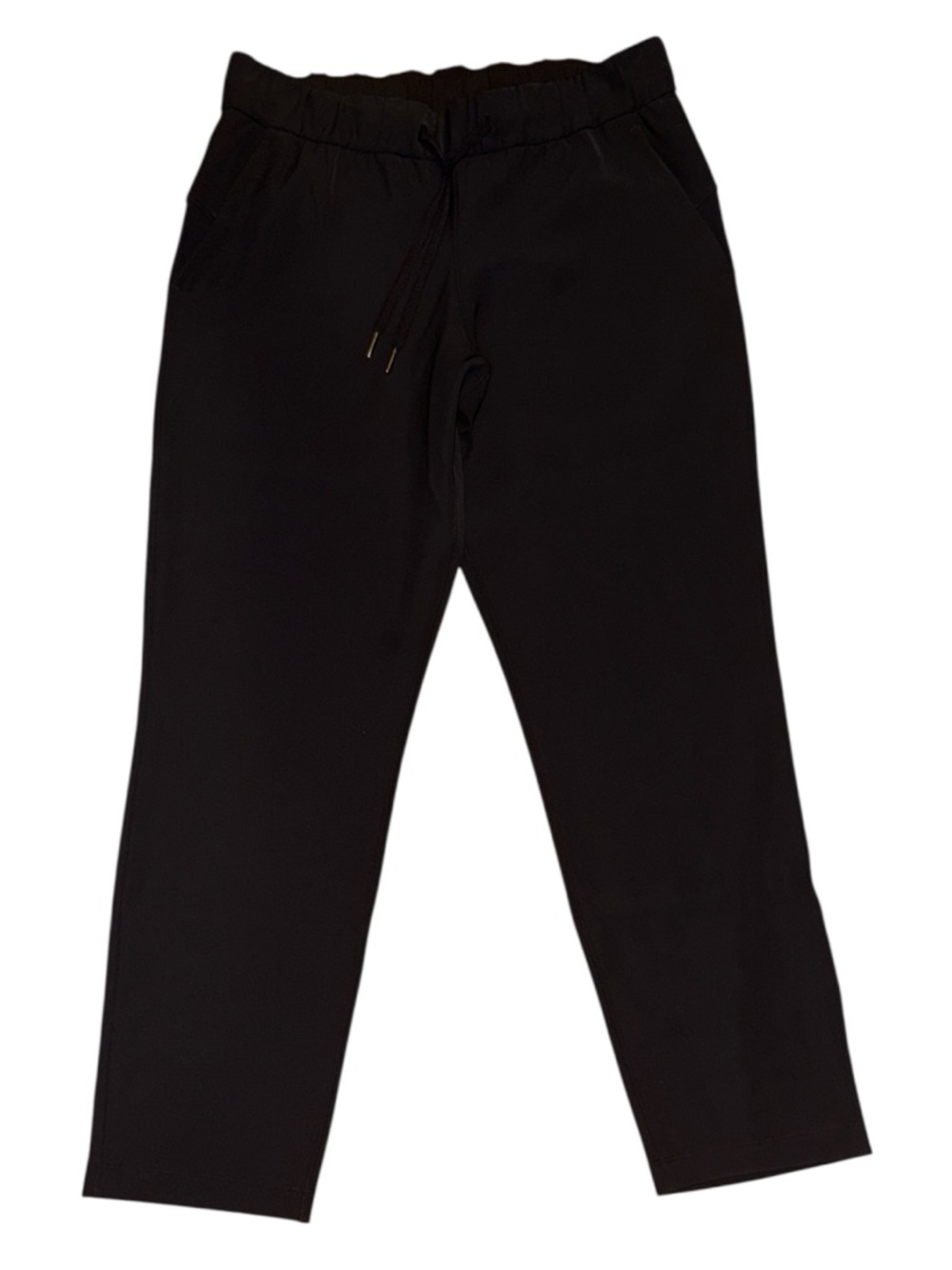 Lululemon On the Fly Women's Black Drawstring Straight-Leg Pants 8 - Picture 4 of 9